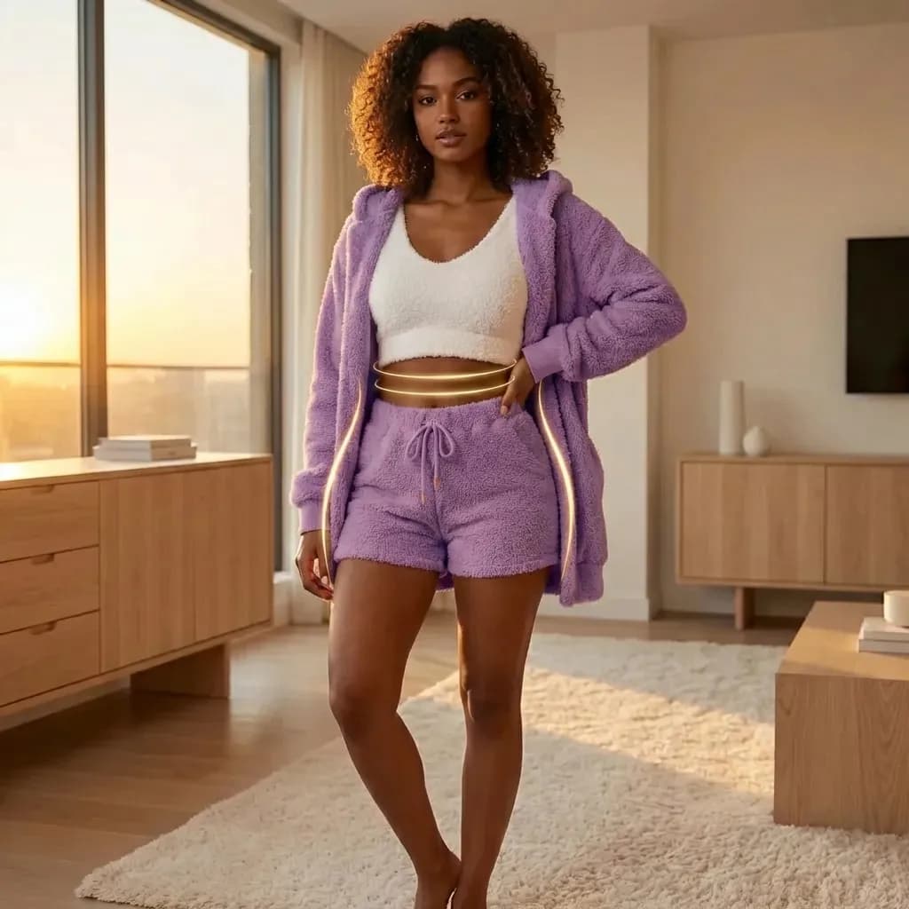 Su corte moderno estiliza tu figura.